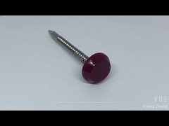 Гвоздь с пластиковой головкой из нержавеющей стали